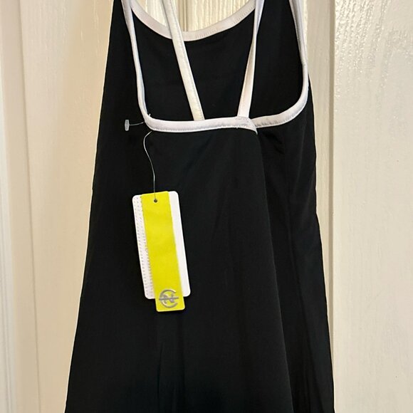 Nautica Competition Dress Small Black Sleeveless Attached Shorts NWT Retail $69 - Picture 6 of 11